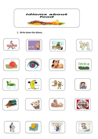 Food Idioms