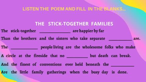 Stick together families