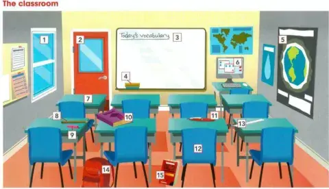 The classroom objects