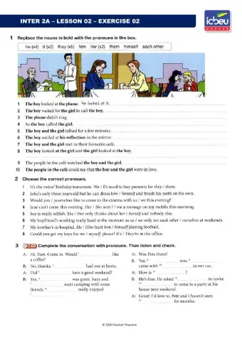 INTER 2A - UNIT 2 - Exercise 02