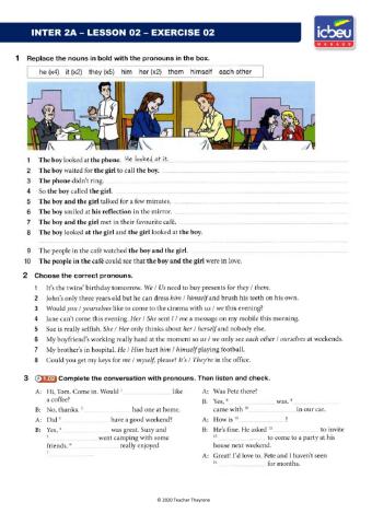 INTER 2A - UNIT 2 - Exercise 02