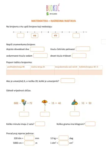 Matematika-ponavljanje