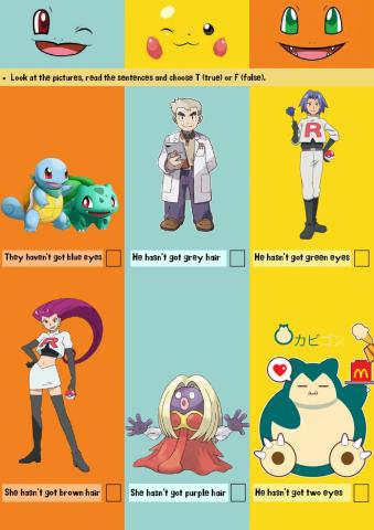 Pokemon characters