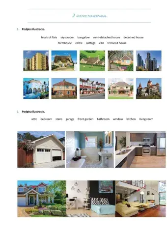 E8 U2 Miejsce zamieszkania Vocabulary