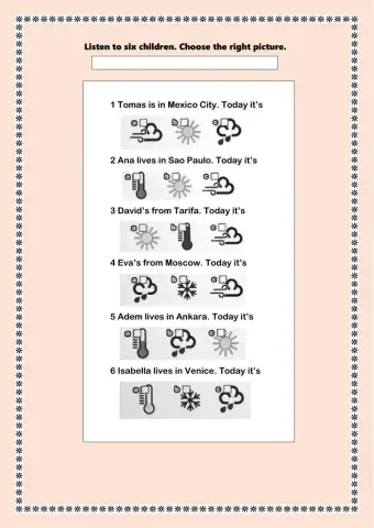 Listening comprehension