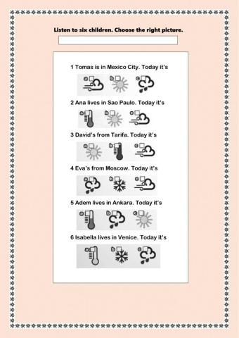 Listening comprehension