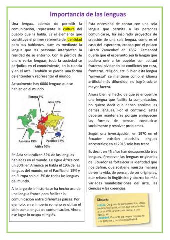 Importancia de la lenguas