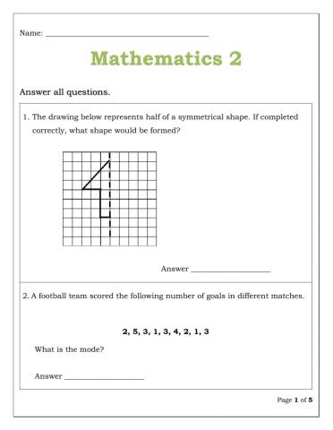 Mathematics 2 by Weekes & Clarke LPGPS