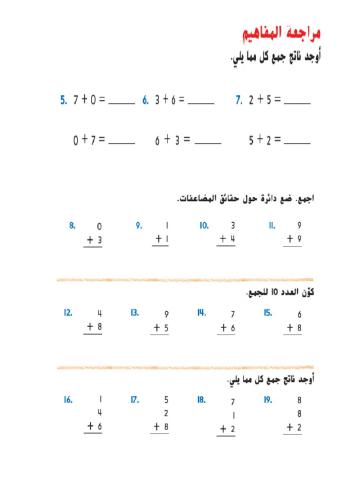 مراجعة المفاهيم