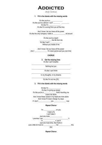 Addicted (Kelly Clarkson)
