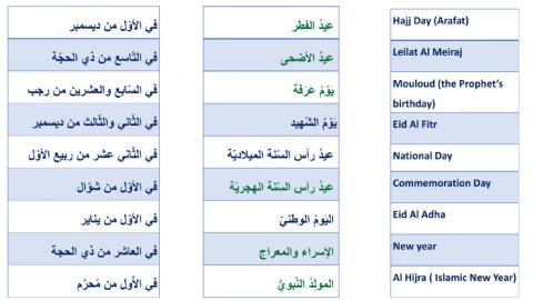 UAE National Holidays