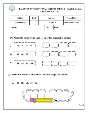 Unit 2 lesson 5 and 6