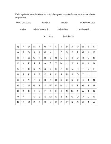 Responsablidad Escolar