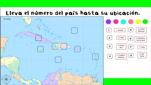 Prueba mapa del Caribe