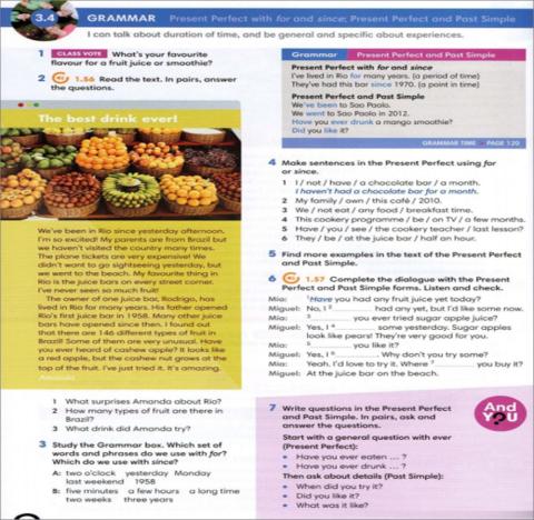 Present perfect and past simple