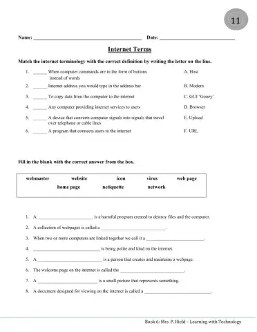 Internet Terms