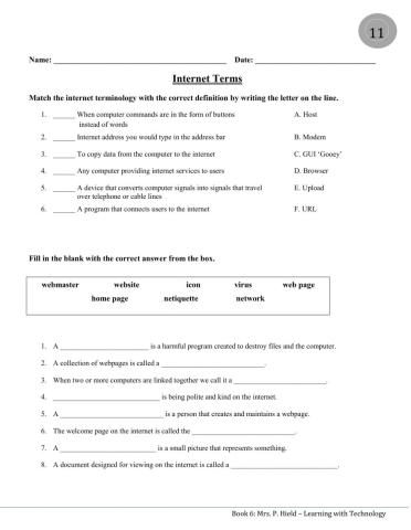 Internet Terms