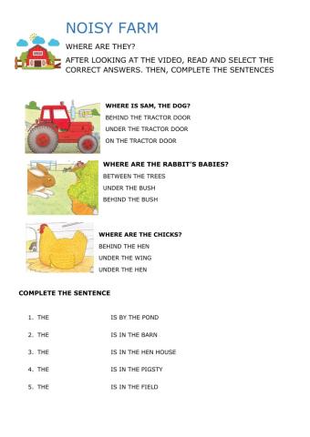 Noisy Farm-Select and complete