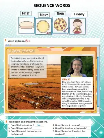 Reading about cyber school