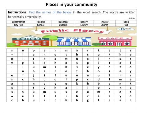 Places in your community