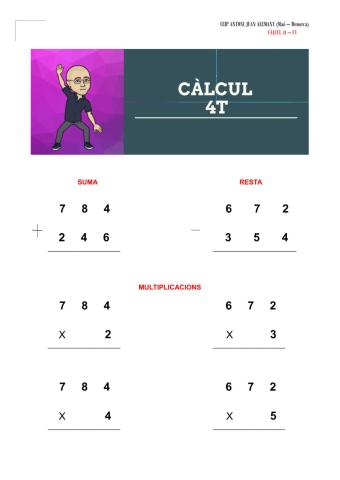 Càlcul 4t F1