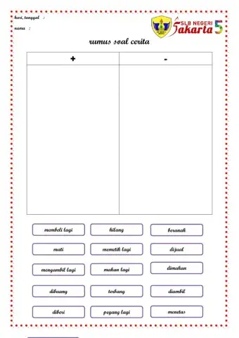Soal Cerita Sederhana