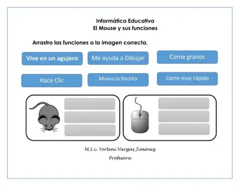 El mouse y sus Funciones