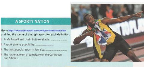 Colours of Jamaica-a sporty nation