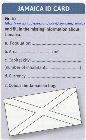Colours of Jamaica-ID card