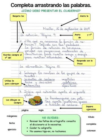 Presentación de un cuaderno