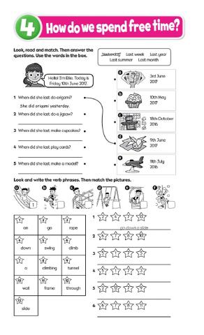 How do we spend free time? Vocabulary 2
