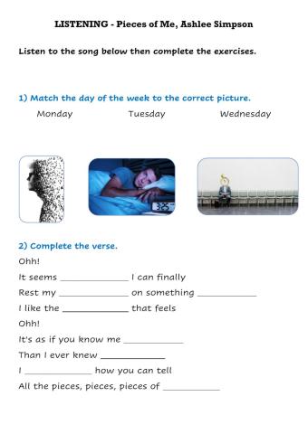 Listening - Pieces of Me, Ashlee Simpson