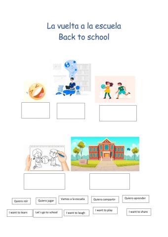 Back to school spanish