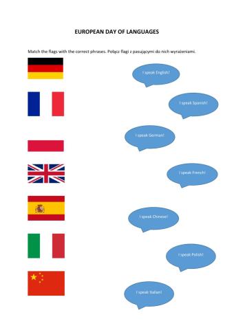 Flags and languages