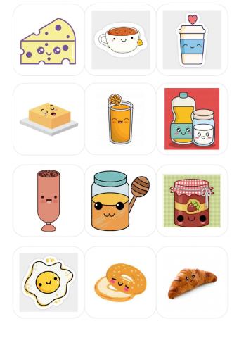 Yummy Breakfast Voice Flashcards 1
