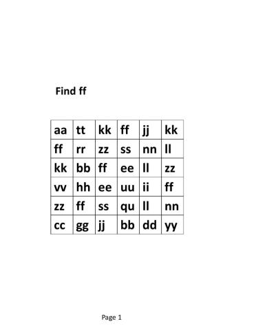 find (ff),(l and L )