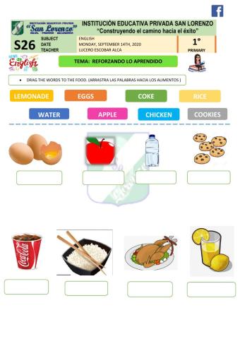 REFORZANDO LO APRENDIDO - SEM26 - 1PRIMARY