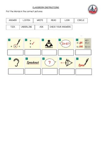 Classroom instructions