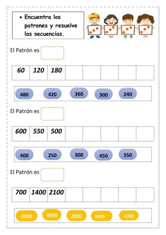 Sucesiones numéricas