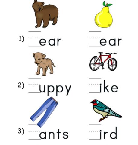 letter b and p sound