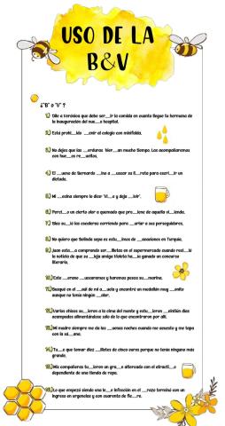 Uso de la B & V