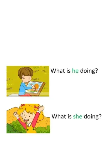 Present  Continuous KIDS