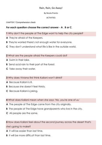 Rain rain go away -Chapter 7