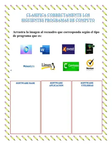 Clasificación del software
