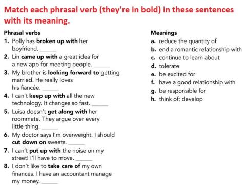 Three-Word Phrasal Verbs