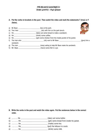 Mr Bean - Simple Past