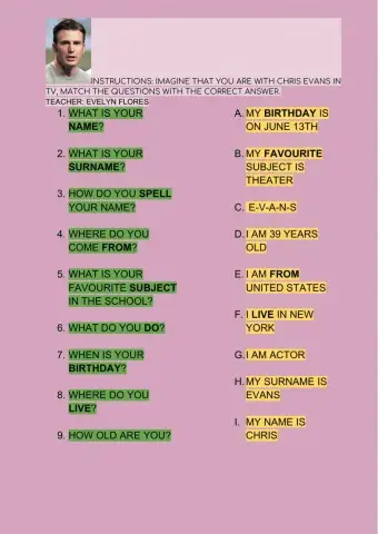 Personal information