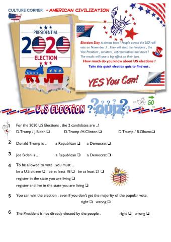 Quiz-American elections