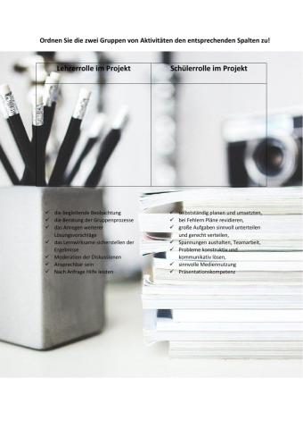 Rollen in einem Projekt