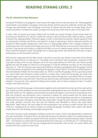 Reading stanag level 2